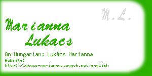 marianna lukacs business card